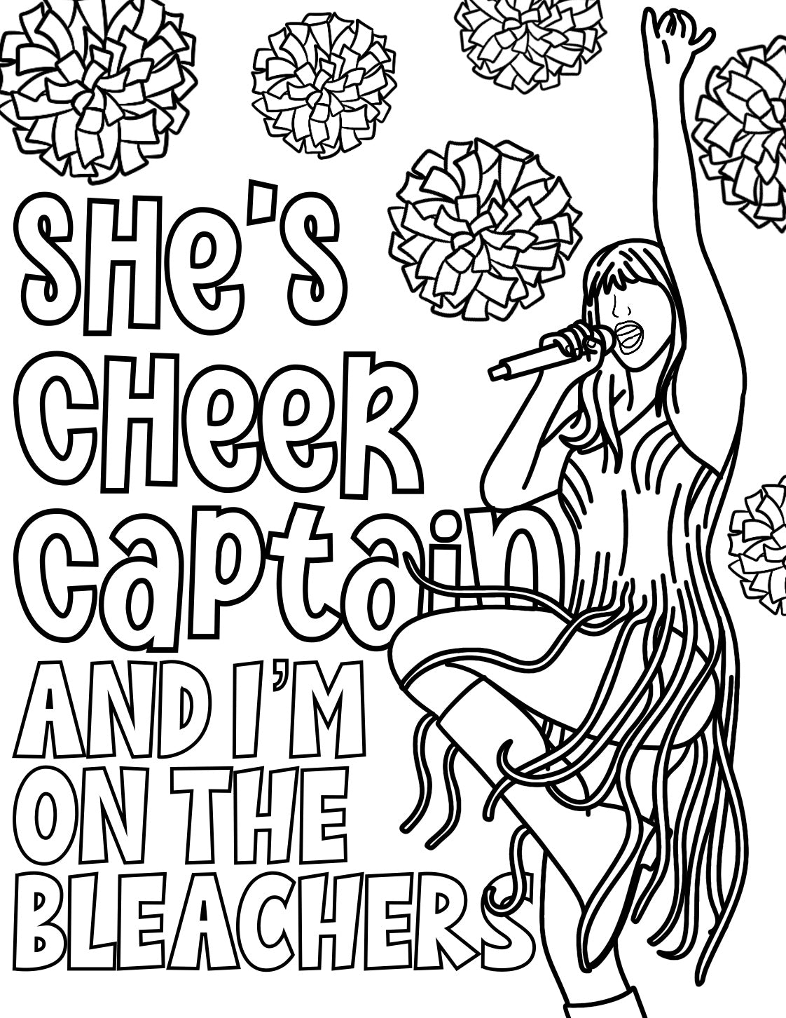 The Unofficial Eras Tour Coloring Book - 130+ Unique Coloring Pages