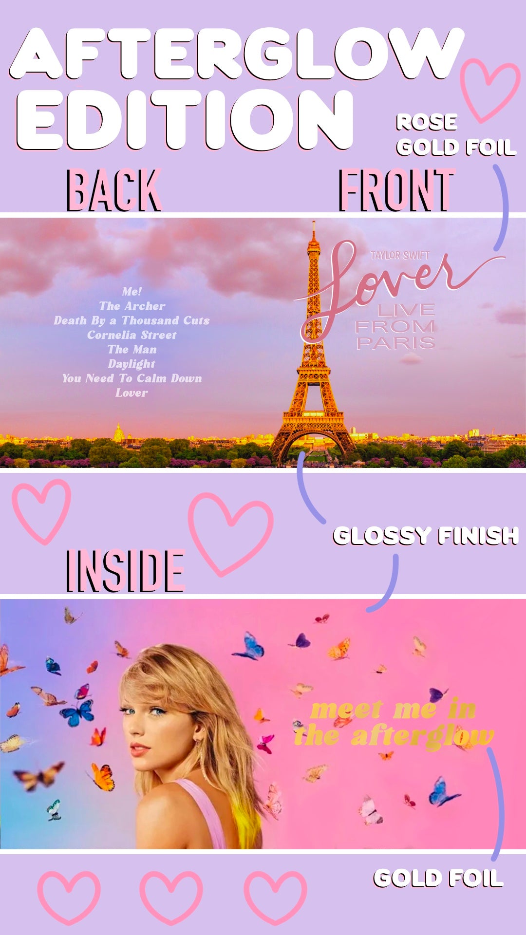 Lover (Live From Paris) Custom Gatefold