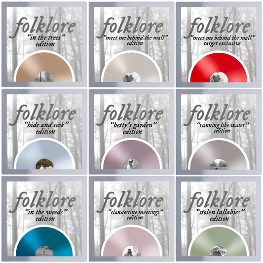 folklore Album Variant Hype Stickers