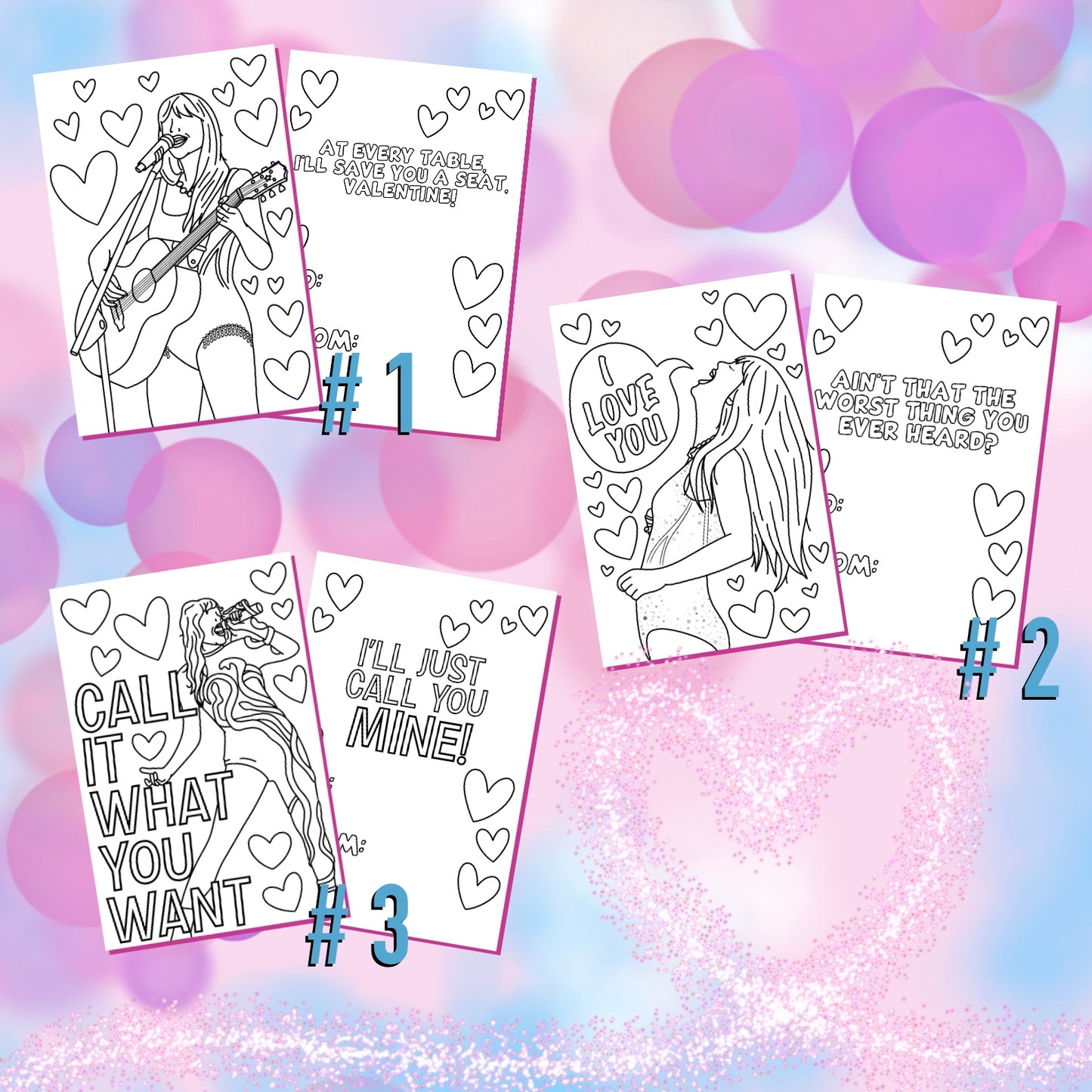 Valentine’s TAY Cards Set