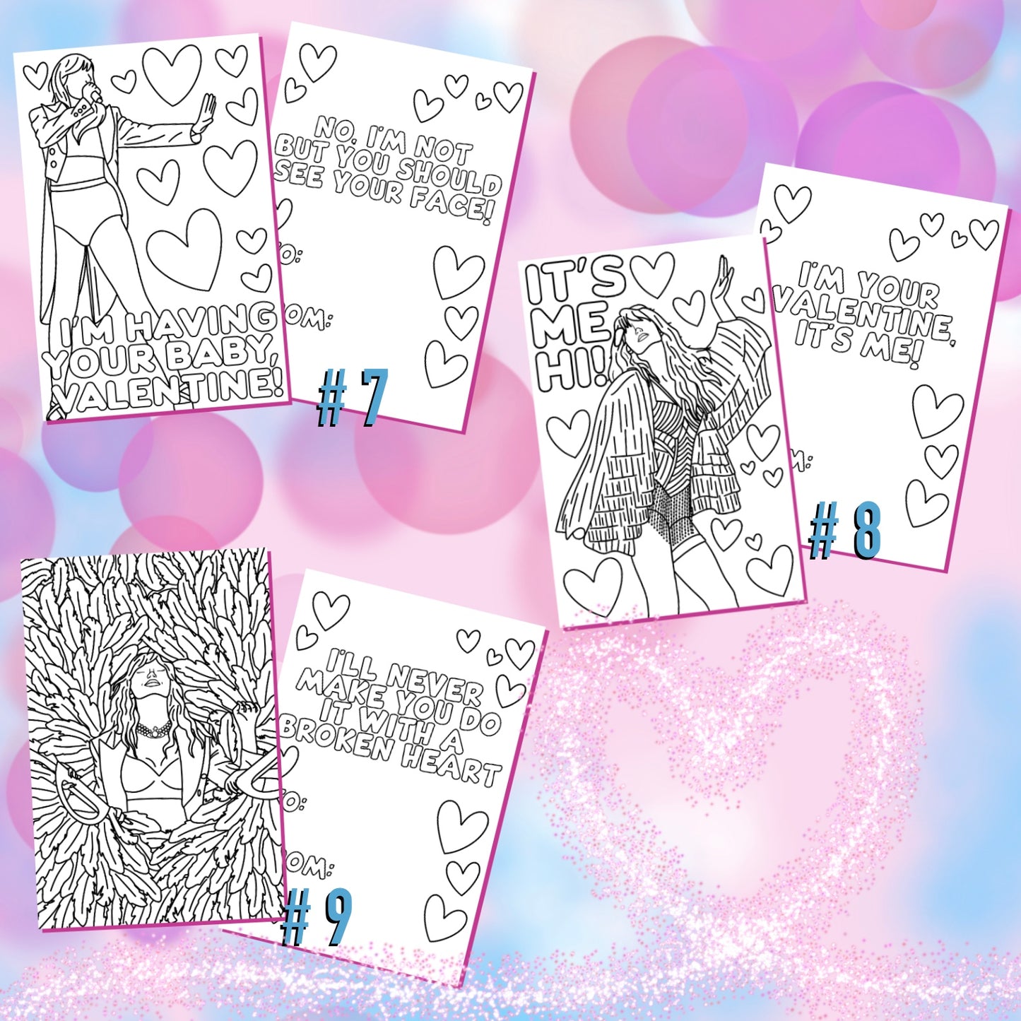 Valentine’s TAY Cards Set